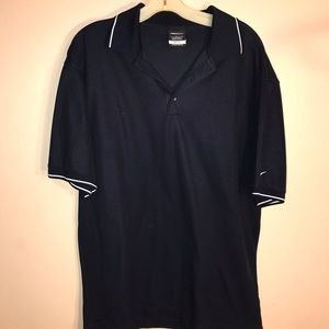Nike golf shirt navy large dri fit
